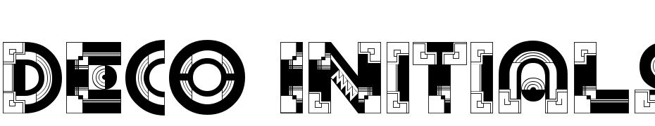 Deco Initials Font Download Free