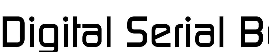 Digital Serial Bold Font Download Free