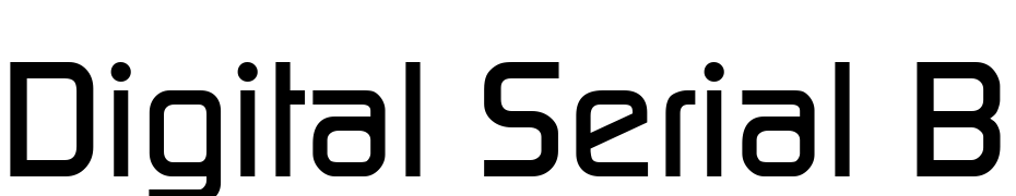Digital Serial Bold Font Download Free