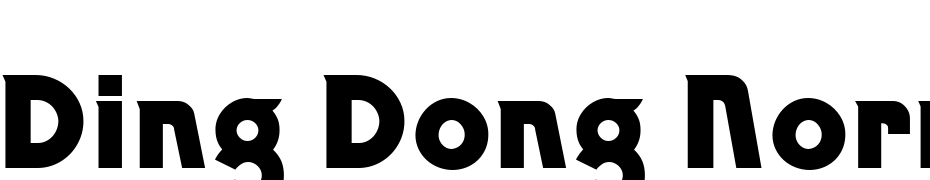 Ding Dong Normal Font Download Free