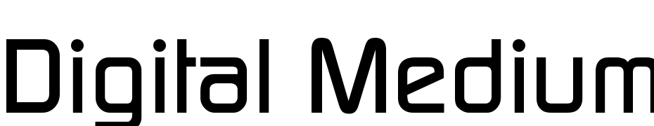 Digital Medium cкачати шрифт безкоштовно