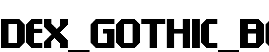 Dex_Gothic_Becker_Solid Font Download Free