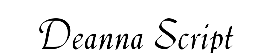 Deanna Script Font Download Free