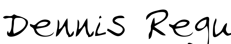 Dennis Regular Font Download Free