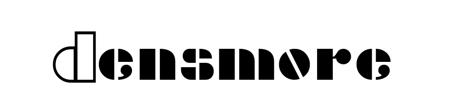Densmore Font Download Free