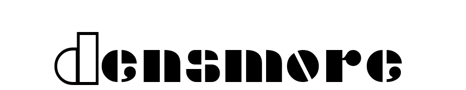 Densmore Font Download Free