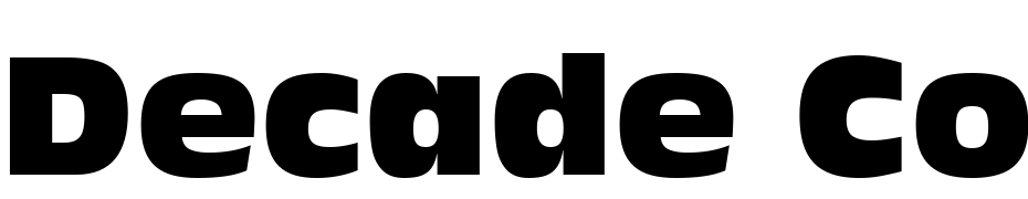 Decade Condensed SSi Condensed Font Download Free