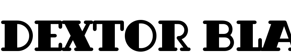 Dextor Bla DRo1 Font Download Free