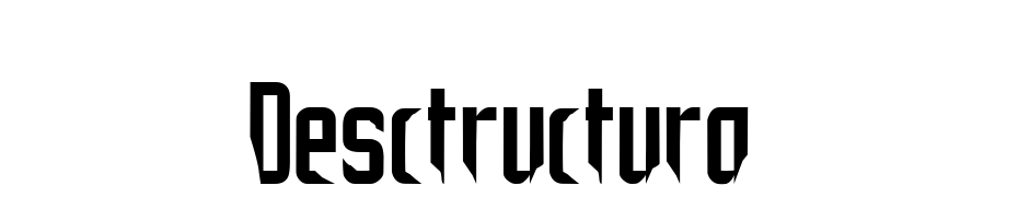 Desctructura Font Download Free