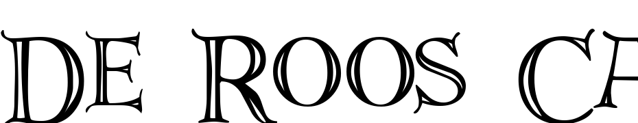 De Roos Caps Font Download Free