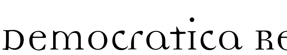 Democratica Regular Medium Font Download Free