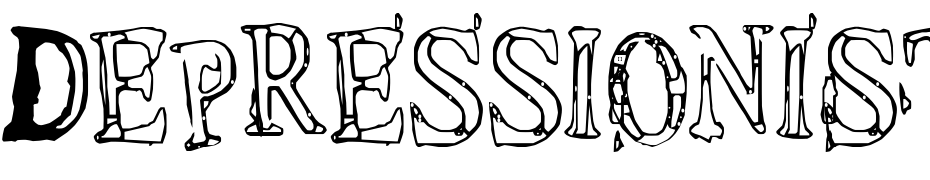 Depressionist V1.0 Font Download Free