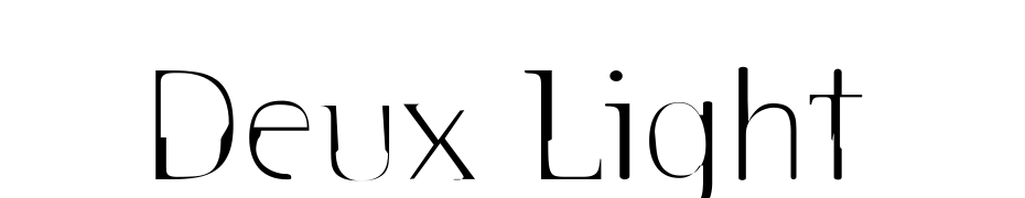 Deux Light Font Download Free