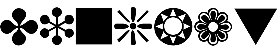 Dingbats One Font Download Free