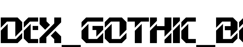 Dex_Gothic_Becker Font Download Free