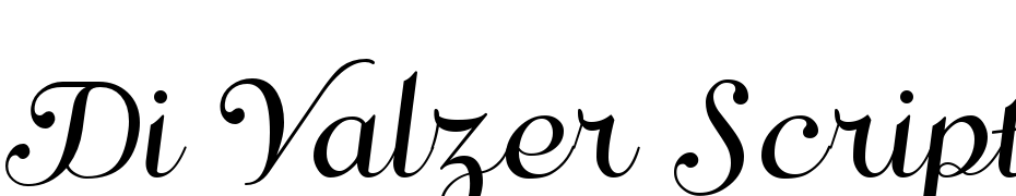 Di Valzer Script Font Download Free