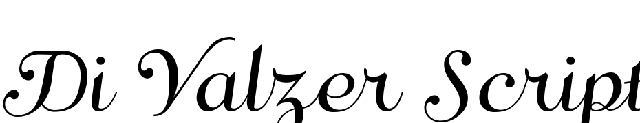 Di Valzer Script Font Download Free