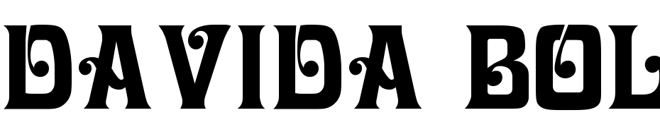 Davida Bold Regular Font Download Free