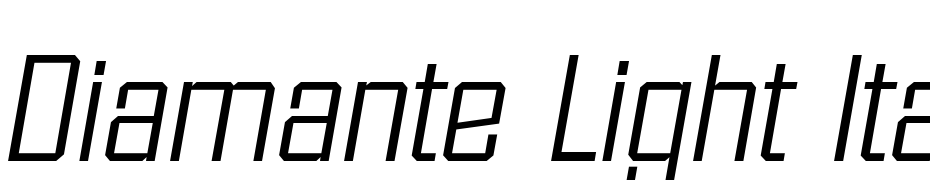 Diamante Light Ita Font Download Free