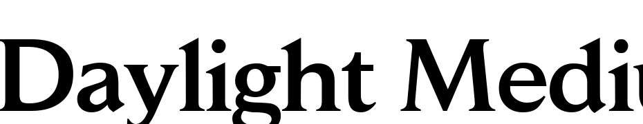 Daylight Medium Regular Font Download Free
