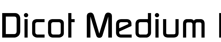 Dicot Medium Regular Font Download Free