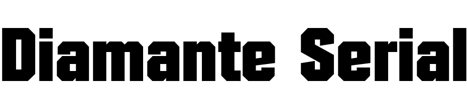 Diamante Serial Heavy Regular Font Download Free
