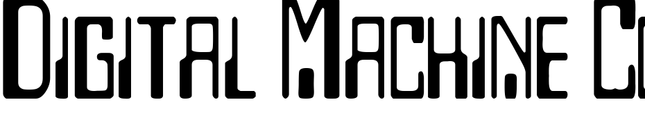 Digital Machine Condensed Font Download Free