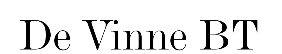 De Vinne BT Font Download Free