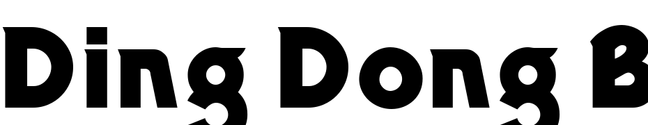 Ding Dong Bold Font Download Free