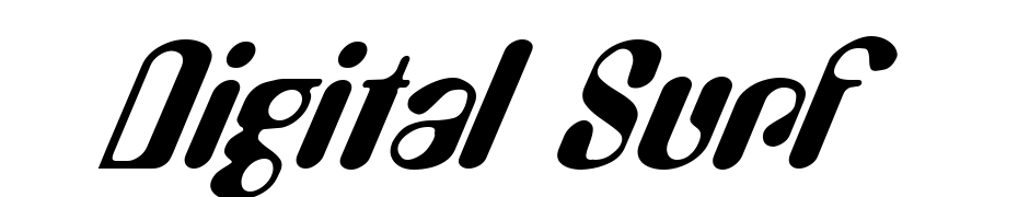 Digital Surf Font Download Free