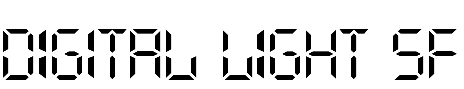 Digital Light SF Font Download Free