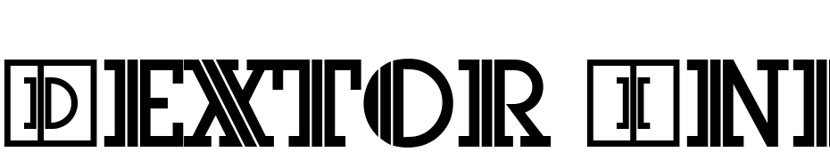 Dextor Ini D Font Download Free