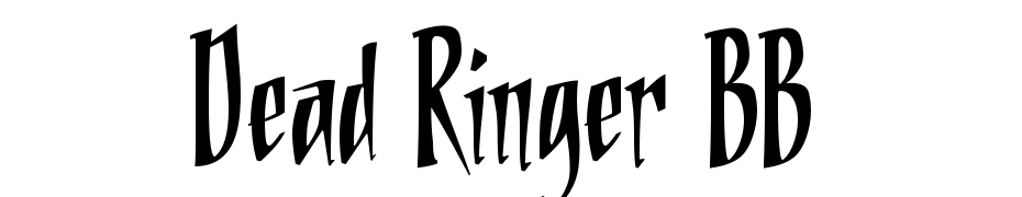 Dead Ringer BB Font Download Free