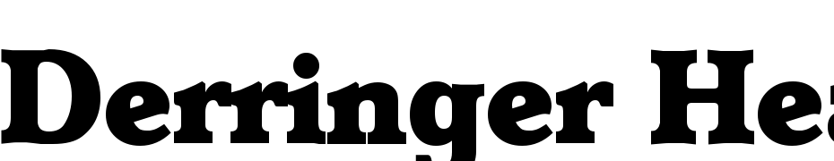Derringer Heavy Font Download Free