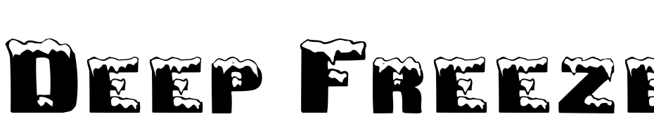 Deep Freeze Extended Font Download Free