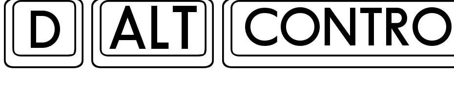 Davys Big Key Caps Medium Font Download Free