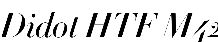 Didot HTF M42 Medium Ital Font Download Free