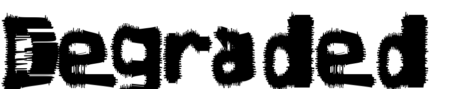 Degraded Chip Creep Scarica Caratteri Gratis