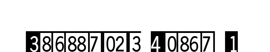 Digitsand Pairs B Font Download Free