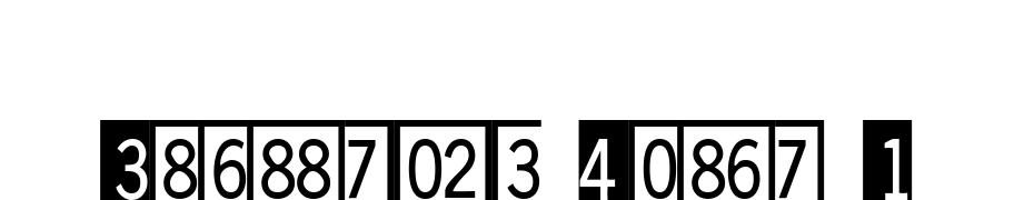 Digitsand Pairs B Font Download Free