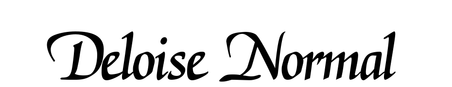 Deloise Normal Font Download Free