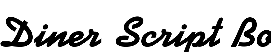 Diner Script Bold Font Download Free
