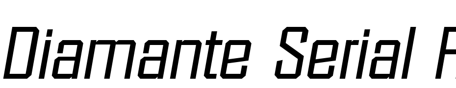 Diamante Serial Regular Italic Font Download Free