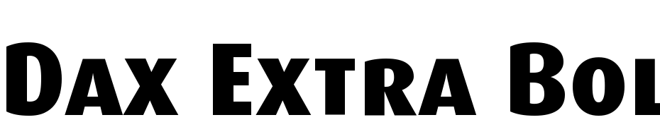 Dax Extra Bold Caps Font Download Free