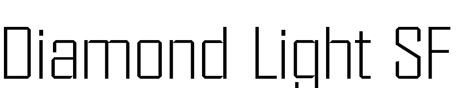 Diamond Light SF Schrift Herunterladen Kostenlos