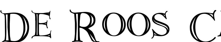 De Roos Caps Font Download Free