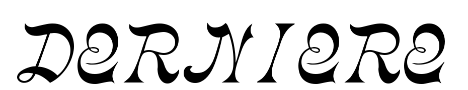 Derniere Font Download Free