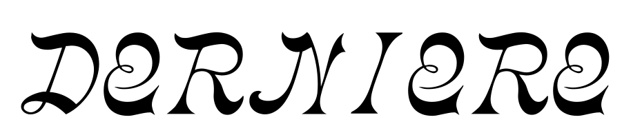 Derniere Font Download Free