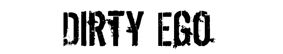 Dirty Ego Font Download Free