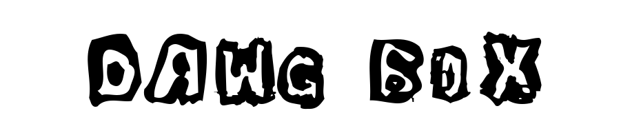 Dawg Box Font Download Free